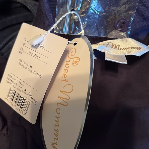 NWT Sweet Mommy Mid Thigh Maternity Dress Size L - Picture 7 of 7